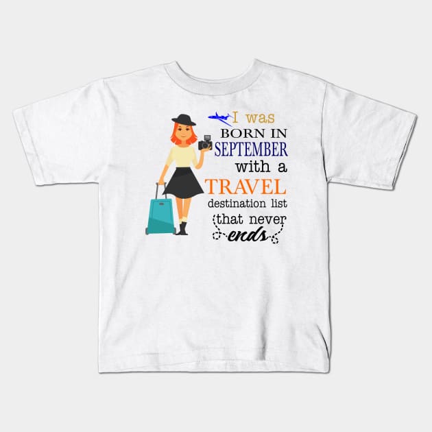 September Kids T-Shirt by BabyOnesiesPH